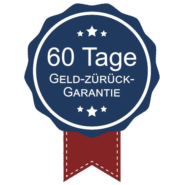 60 Tage Geld-zurück-Garantie